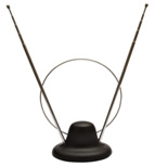 VHF rabbit ears with UHF loop